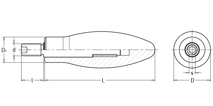 曲面轉(zhuǎn)動手柄